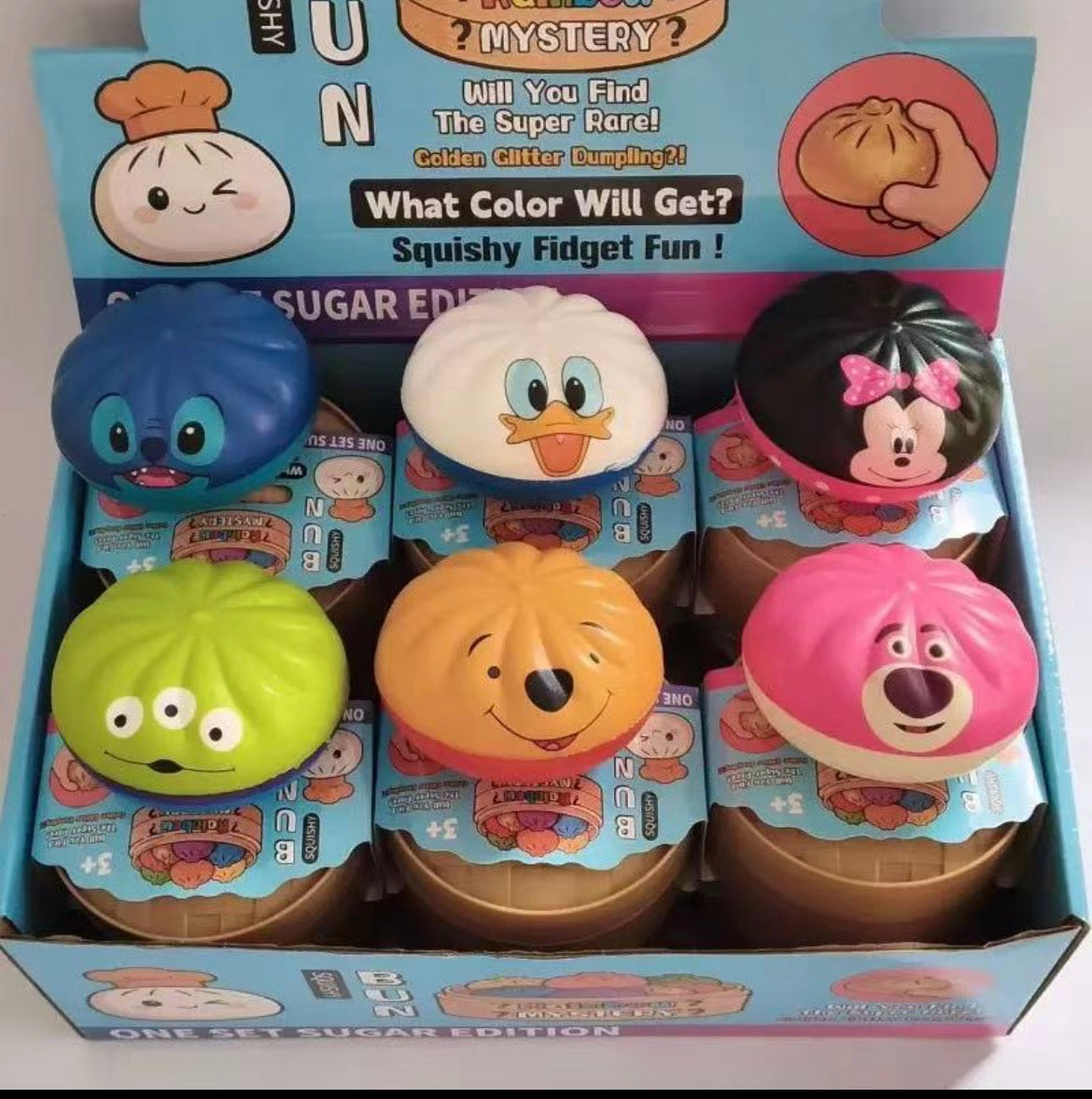 Mystery Character Squishy Fidget Toy – Surprise Blind Box