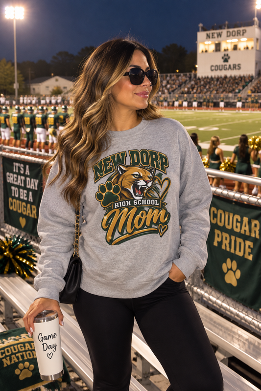 NEW DORP  COUGARS MOM CREWNECK