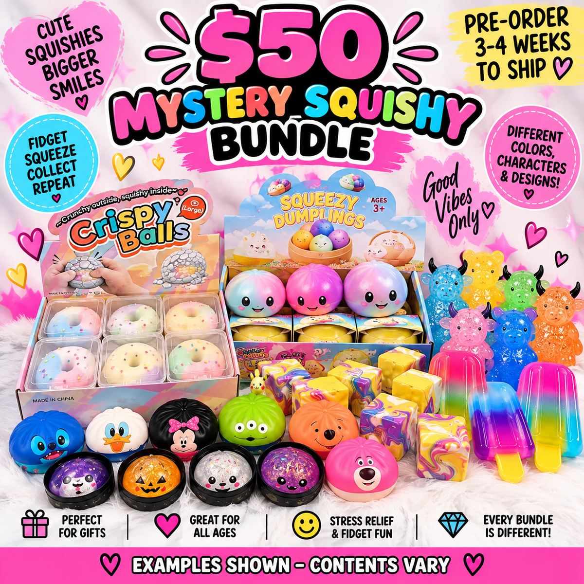 $50 Mystery Squishy Bundle 🎁 | PRE-ORDER