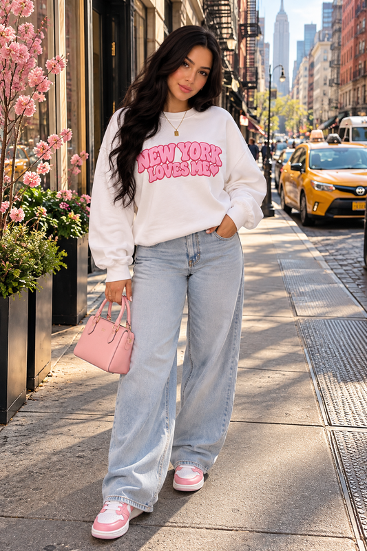 New york loves me  sweatshirt