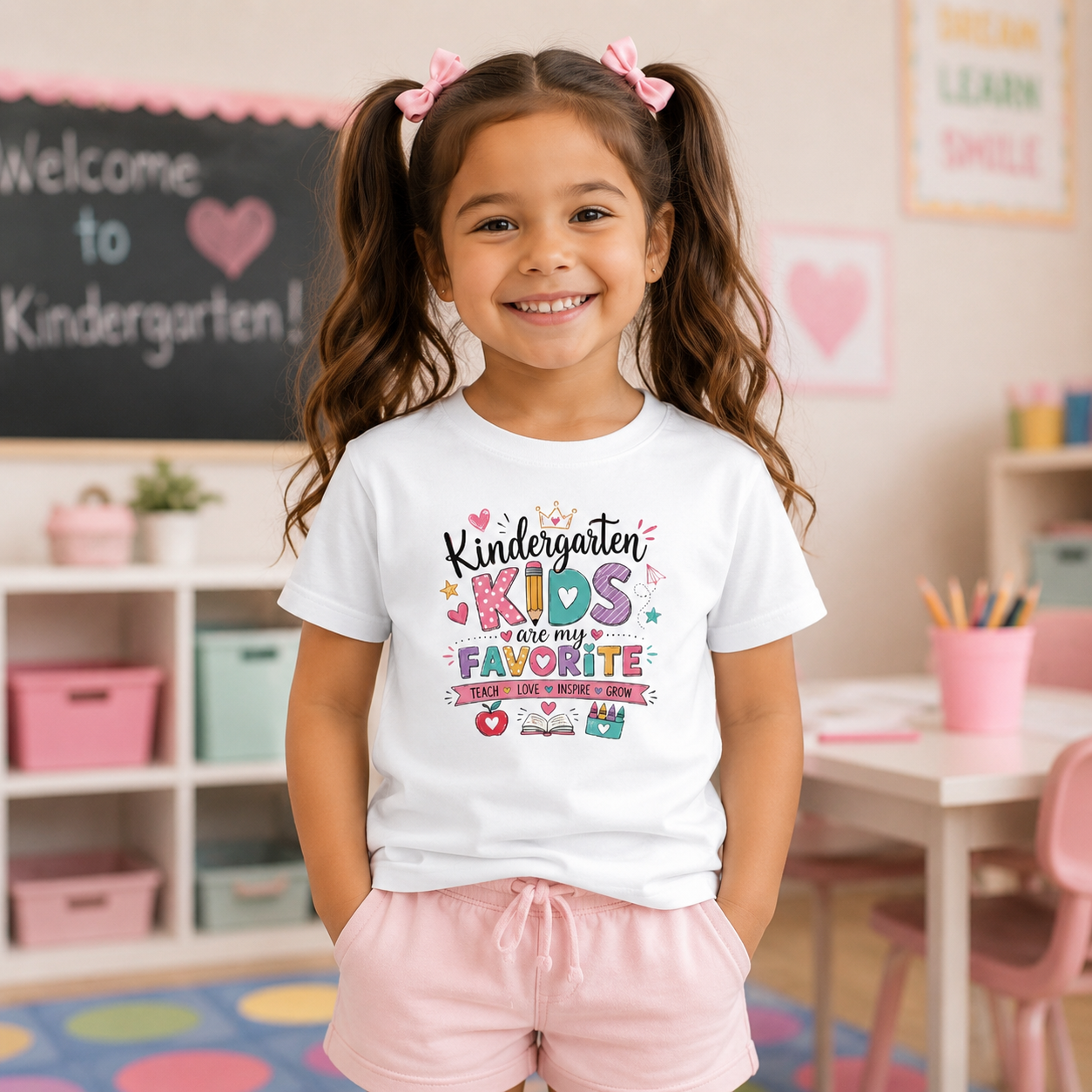 Kindergarten Kids – My Favorite Grade Tee