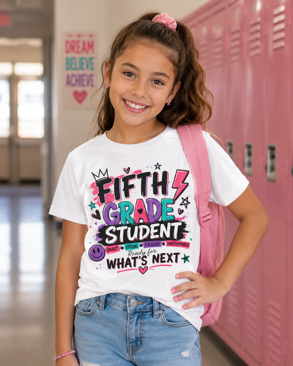 💜 Fifth Grade Unstoppable Tee