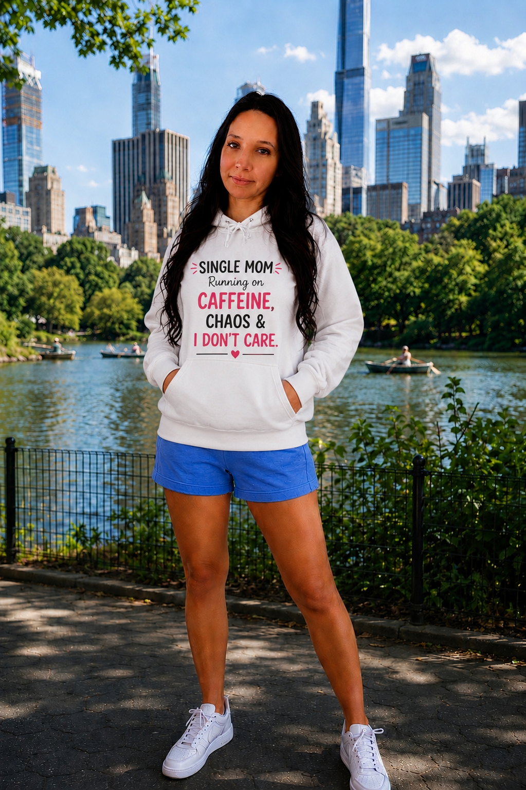 ☕ Running on Caffeine & Chaos Hoodie