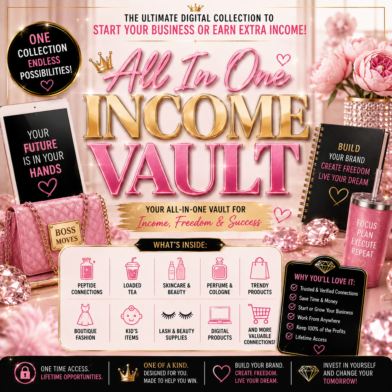 All in one income vault