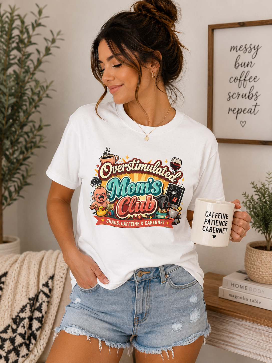 💖 Overstimulated Mom’s Club™ Graphic Tee