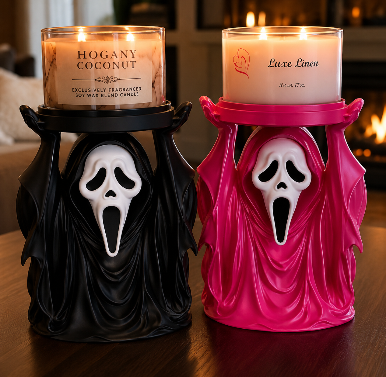 PRE-ORDER | Halloween Ghost Candle Holder + Candle