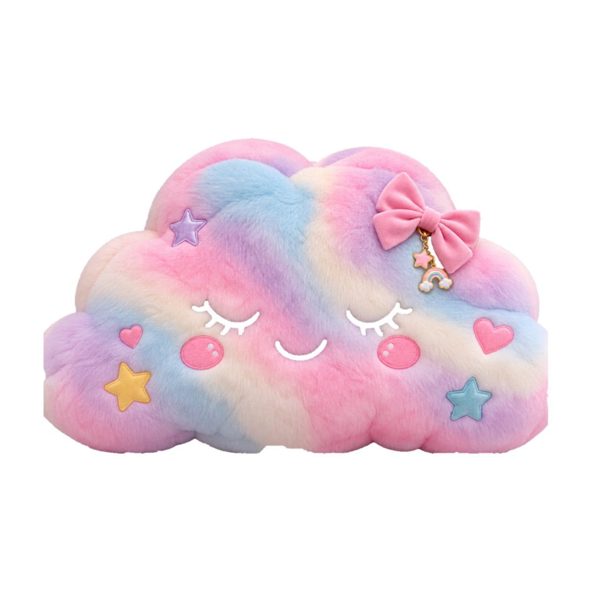 Pink Cloud Plush Pillow | Cute 3D Shape Pillow for Kids Room, Nursery & Cozy Decor